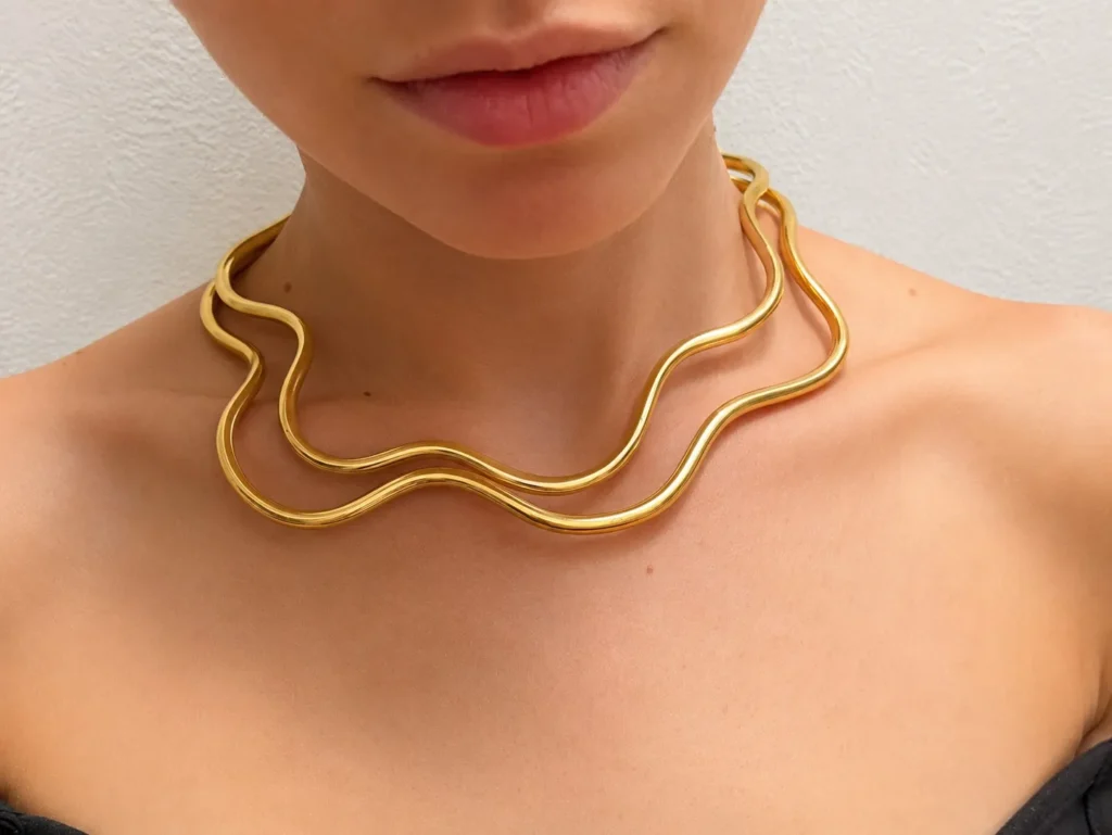 Double.Erya.necklace.gold