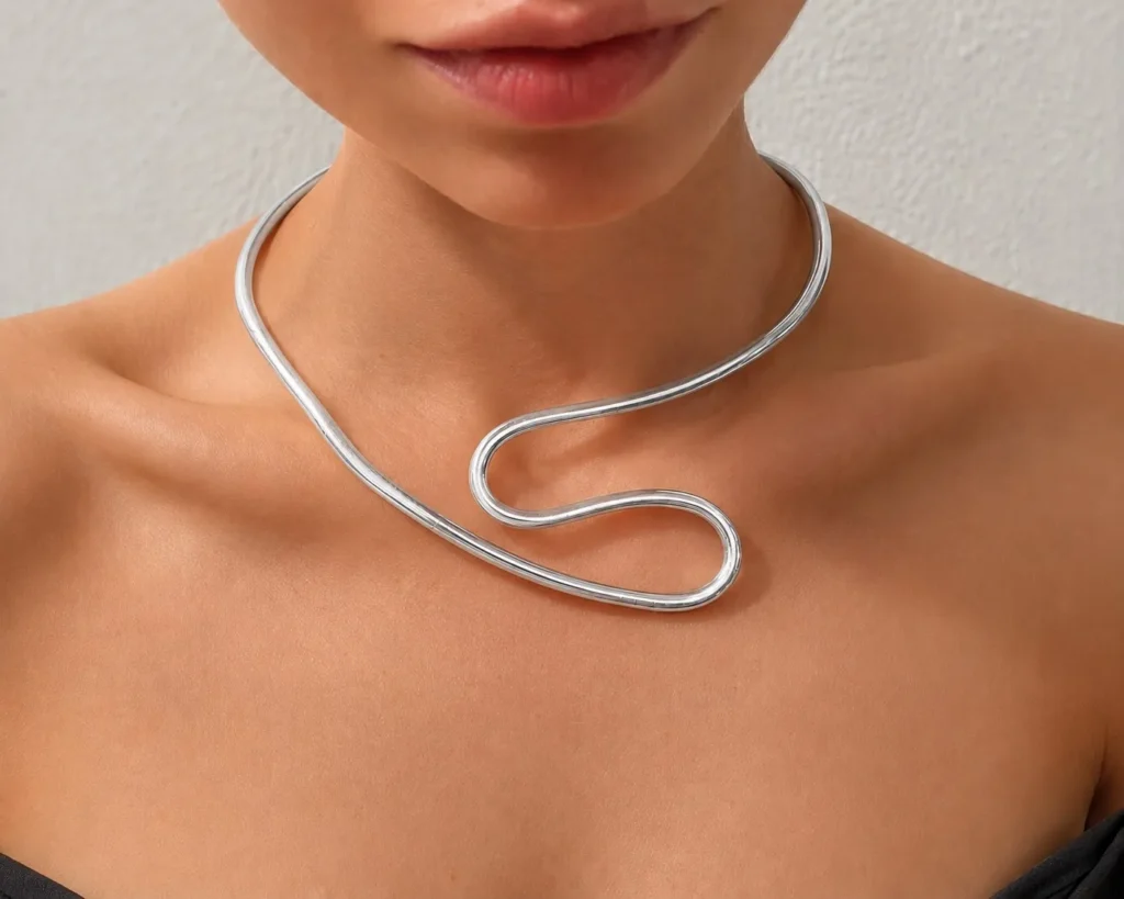 Selene.necklace.silver